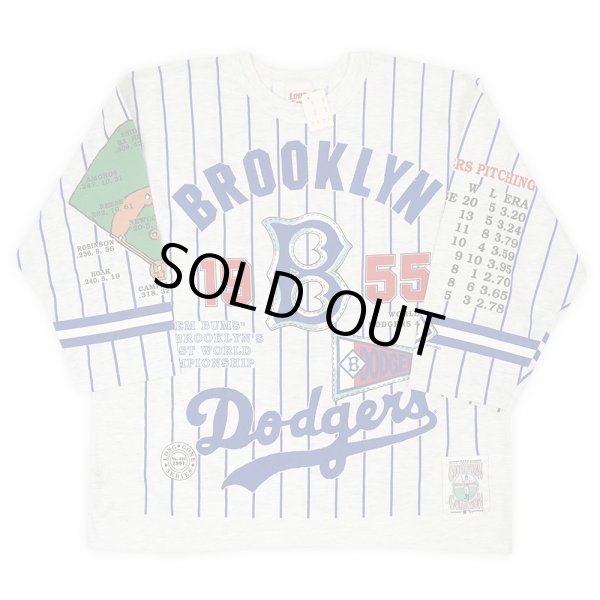 画像1: 90's Long Gone THE COOPERSTOWN COLLECTION ベースボールTシャツ "BROOKLYN Dodgers / DEADSTOCK" (1)