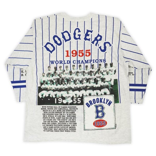 画像2: 90's Long Gone THE COOPERSTOWN COLLECTION ベースボールTシャツ "BROOKLYN Dodgers / DEADSTOCK" (2)