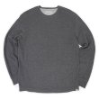 画像1: 00's Eddie Bauer 前V サーマルカットソー "CHARCOAL GRAY" (1)