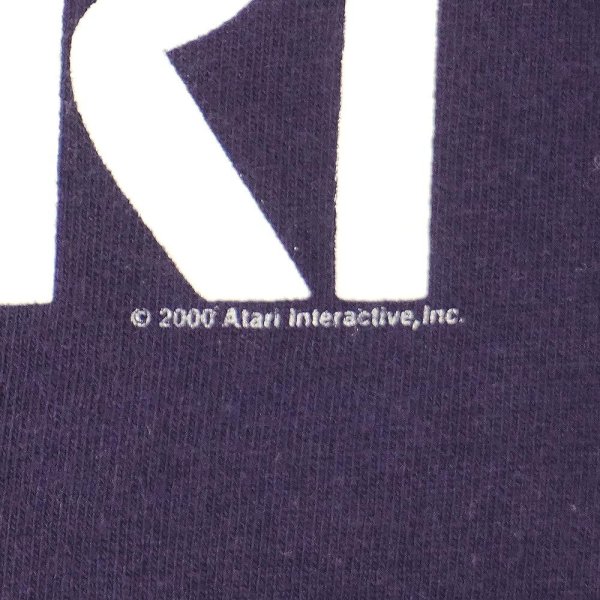 画像3: Early 00's ATARI Vネック リンガーTシャツ (3)