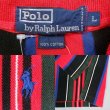 画像2: 90's Polo Ralph Lauren マルチストライプ柄 ポロシャツ (2)