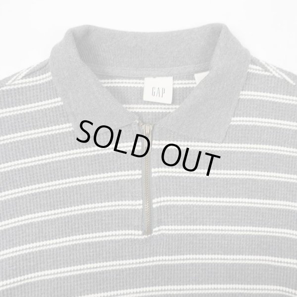 画像3: 00's OLD GAP ハーフジップ プルオーバーシャツ (3)