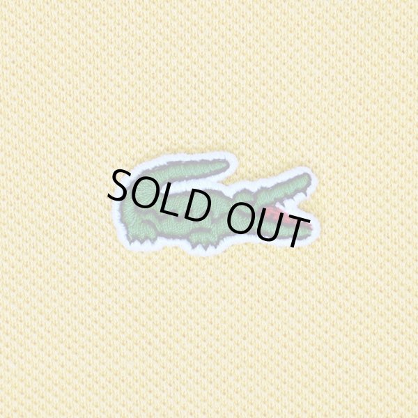 画像3: Late 90's LACOSTE ポロシャツ "DESIGNED IN FRANCE / YELLOW" (3)