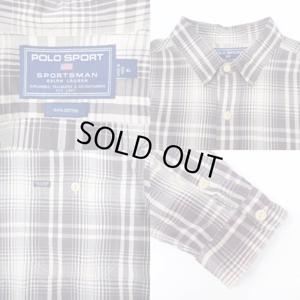 画像3: 90's POLO SPORT コットンワークシャツ (3)