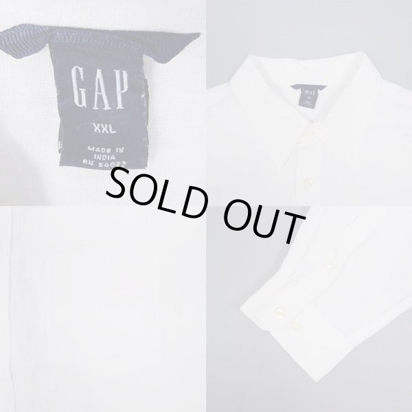 画像3: 00's GAP L/S リネンシャツ (3)