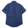 画像2: 00's Polo Ralph Lauren S/S ボタンダウンシャツ “100％ LINEN” (2)