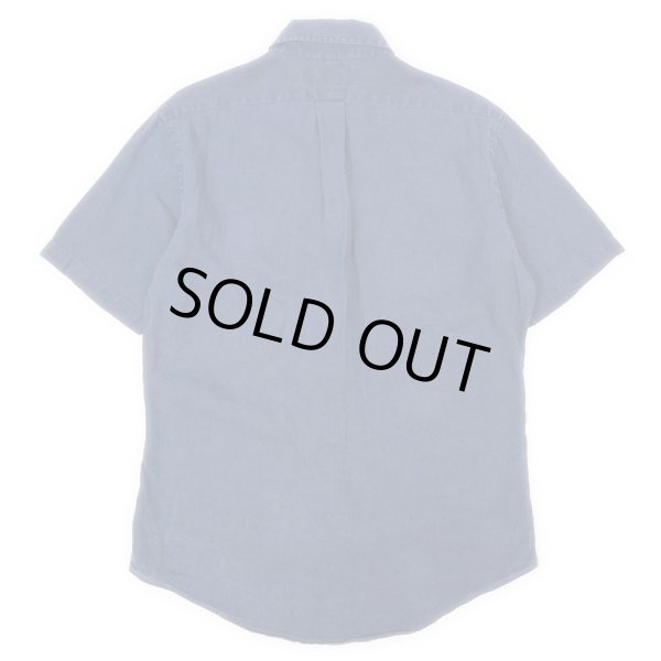 画像2: 00's Polo Ralph Lauren S/S ボタンダウンシャツ “100％ LINEN” (2)