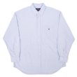 画像1: 90's Polo Ralph Lauren ボタンダウンシャツ “BIG SHIRT / Light Blue” (1)