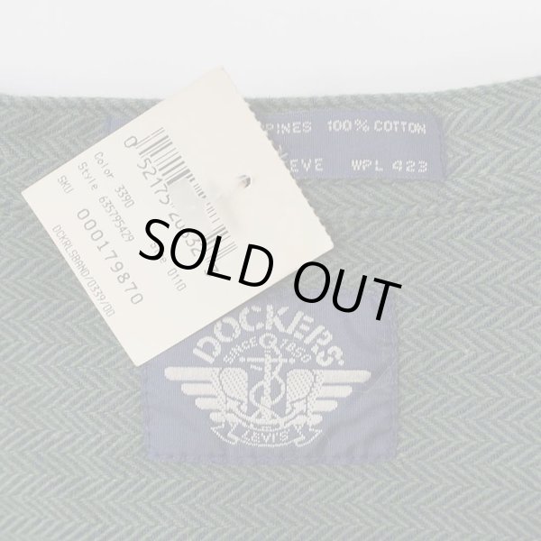 画像2: 90's DOCKERS バンドカラーシャツ "DEADSTOCK" (2)