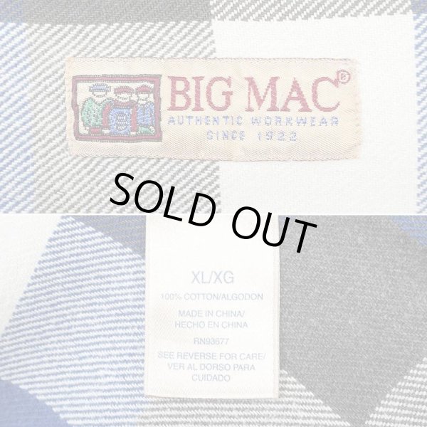 画像2: 90's BIG MAC ヘビーネルシャツ (2)
