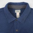 画像3: 00's L.L.Bean アラガッシュフリースオーバーシャツ "NAVY" (3)