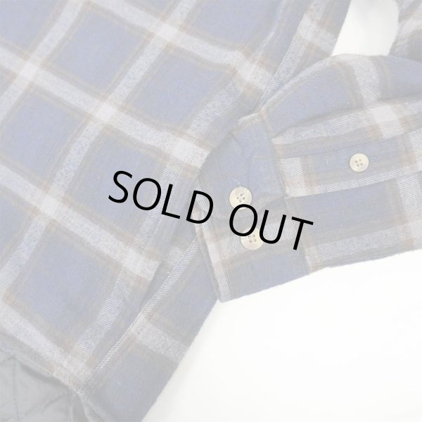 画像3: 00's BASIC EDITIONS キルティングライナー ネルシャツ (3)