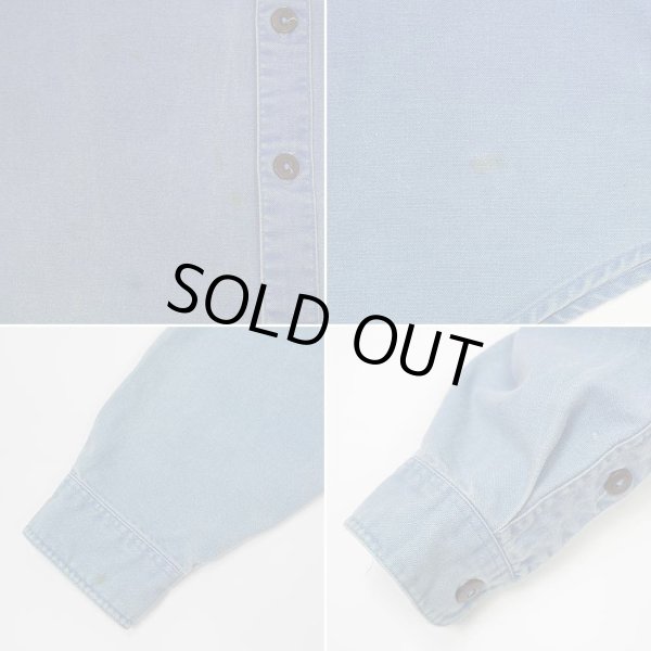 画像4: 90's PATAGONIA コットンダック ワークシャツ (4)