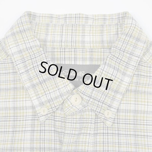 画像4: 00's Eddie Bauer S/S ボタンダウンシャツ “GREEN Plaid” (4)