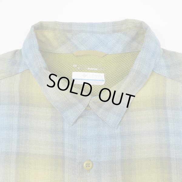 画像3: 00's Columbia レギュラーカラーシャツ "Green Ombre Plaid" (3)