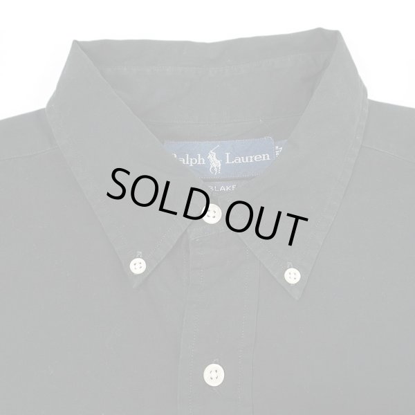 画像4: 90's Polo Ralph Lauren ボタンダウンシャツ "BLAKE / BLACK" (4)