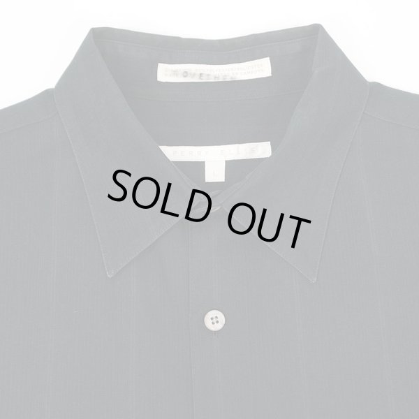 画像3: 90's PERRY ELLIS S/S レギュラカラー レーヨンシャツ "BLACK" (3)