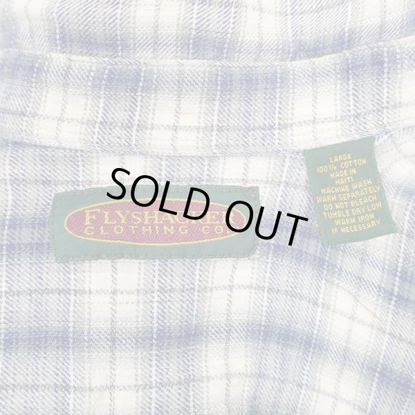 画像2: 90's FLYSHACKER CLOTHING フランネル ボタンダウンシャツ "Ombre Plaid" (2)