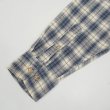 画像4: 90's FLYSHACKER CLOTHING フランネル ボタンダウンシャツ "Ombre Plaid" (4)