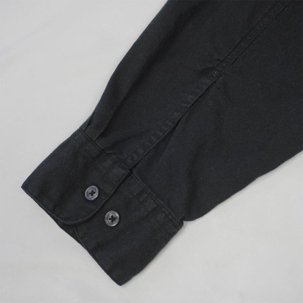 画像4: 90's OLD GAP レギュラーカラーシャツ “BLACK / COTTON×RAYON” (4)