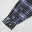 画像4: 90's Stillwater Supply ヘビーネルシャツ "BLACK×BLUE PLAID" (4)