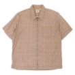 画像1: Early 00's OLD GAP S/S フルジップ レギュラーカラーシャツ “All-over Pattern” (1)