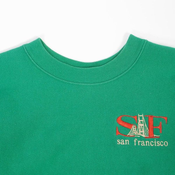 画像3: 90's SAN FRANCISCO スーベニア スウェット "MADE IN USA / MILLER Body" (3)