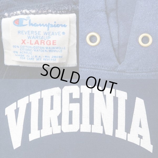 画像3: 80's Champion リバースウィーブ パーカー "NAVY / MADE IN USA" (3)