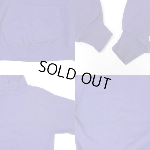 画像3: 90's Champion スクリプトロゴ刺繍 スウェットパーカー “NAVY / MADE IN USA” (3)