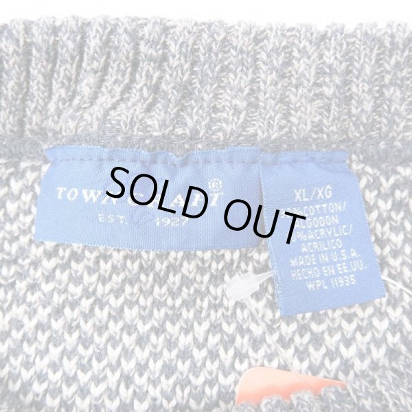 画像2: 90's TOWNCRAFT チェック柄 コットンニット “MADE IN USA” (2)