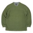 画像1: 00's Eddie Bauer Vネック コットンニット (1)