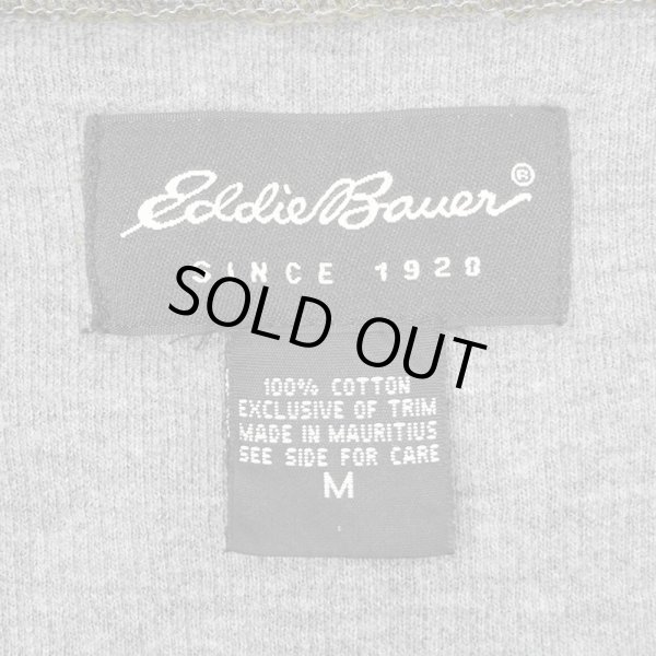 画像2: 00's Eddie Bauer Vネック コットンニット (2)