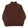 画像1: 90's J.CREW ロールネック ウールニット “BROWN” (1)