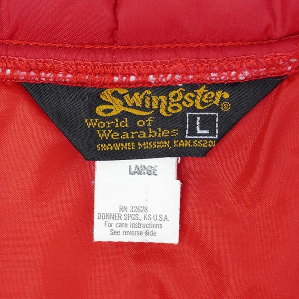 画像2: 80's Swingster パデッドベスト "MADE IN USA" (2)