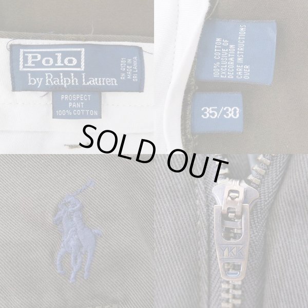 画像3: 90's Polo Ralph Lauren チノトラウザー "W35 L30" (3)