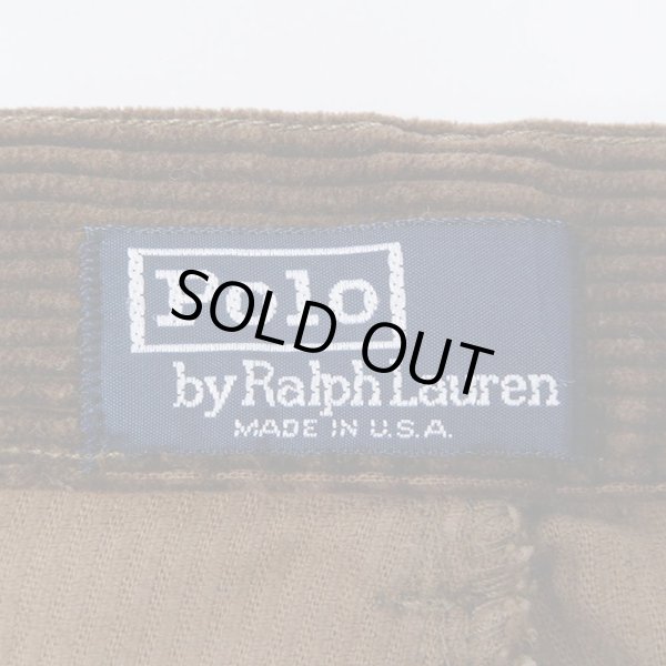 画像3: Early 90's Polo Ralph Lauren 2タック 太畝コーデュロイパンツ “MADE IN USA” (3)