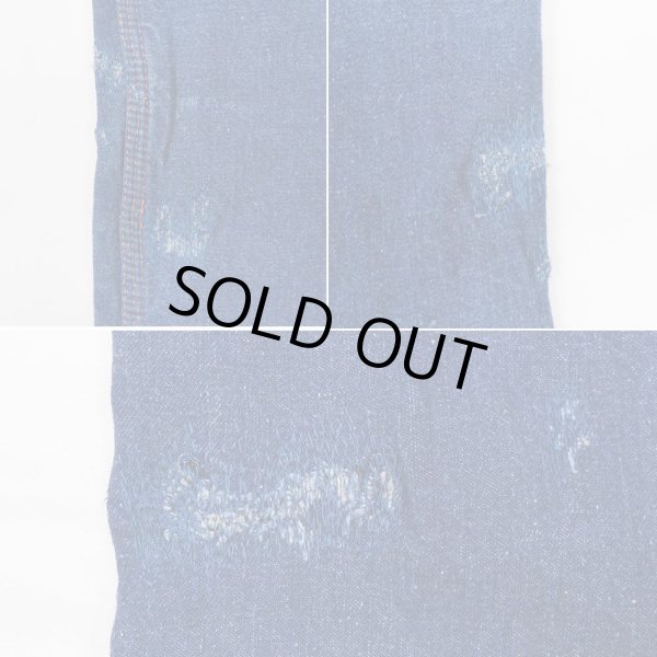 画像4: 60-70's unknown フランネルライナー デニムパンツ "実寸W34 L33" (4)