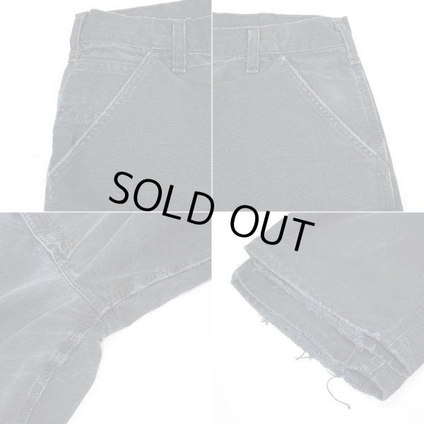 画像4: 00's Carhartt ダックペインターパンツ “BLACK” (4)