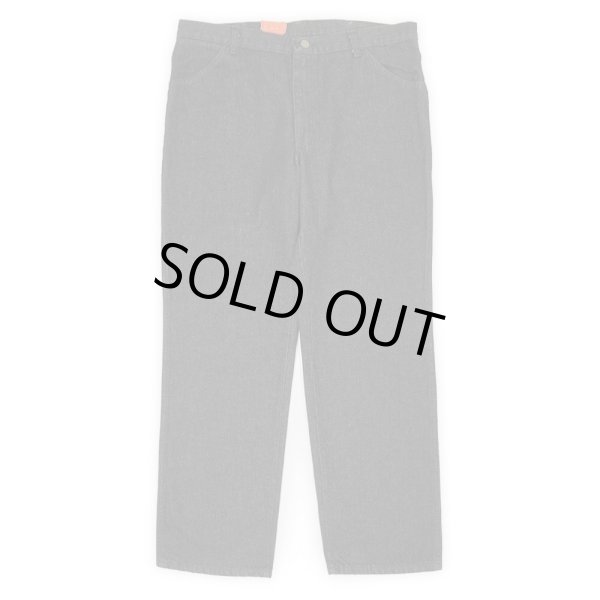 画像2: 00's RED KAP 先染め ブラックデニムパンツ "DEADSTOCK / W36 L30" (2)