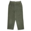 画像1: 00's Claiborne 2タック 太畝コーデュロイトラウザー "OLIVE" (1)
