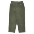 画像2: 00's Claiborne 2タック 太畝コーデュロイトラウザー "OLIVE" (2)