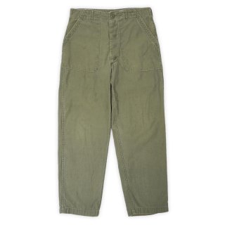 60's US.ARMY コットンサテン ベイカーパンツ 