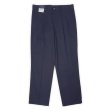 画像1: 00's BASIC EDITIONS 2タック チノトラウザー "DEADSTOCK / NAVY / W32 L30" (1)