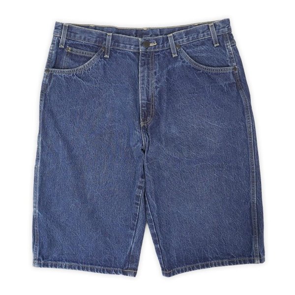 画像1: 00's Dickies デニムペインターショーツ (1)