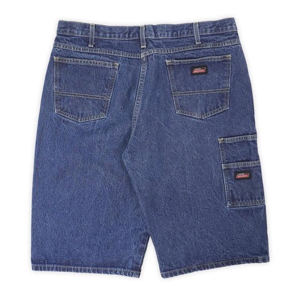 画像2: 00's Dickies デニムペインターショーツ (2)