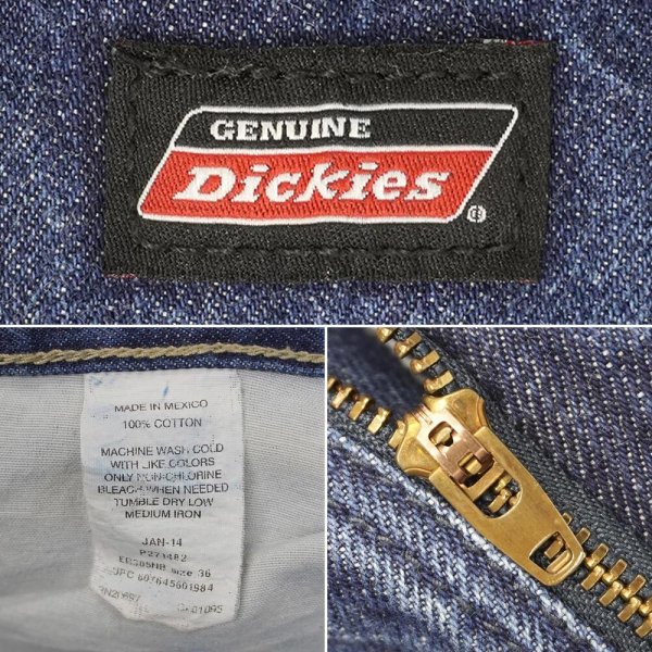 画像3: 00's Dickies デニムペインターショーツ (3)