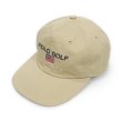 画像1: 90's Polo Ralph Lauren 6パネルキャップ  “POLO GOLF / BEIGE” (1)