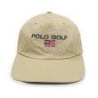 画像2: 90's Polo Ralph Lauren 6パネルキャップ  “POLO GOLF / BEIGE” (2)