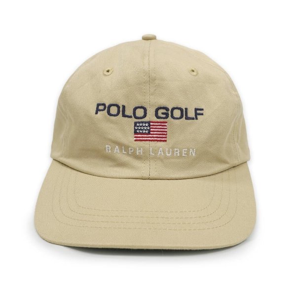 画像2: 90's Polo Ralph Lauren 6パネルキャップ  “POLO GOLF / BEIGE” (2)