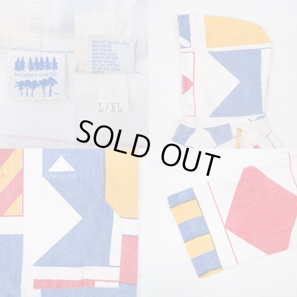 画像3: 90's MICHIGAN RAG 総柄 フーディージャケット (3)